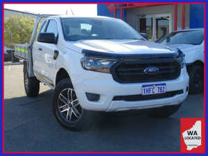 2020 Ford Ranger PX MkIII 2020.25MY XL Hi-Rider White 6 Speed Sports Automatic Super Cab Chassis