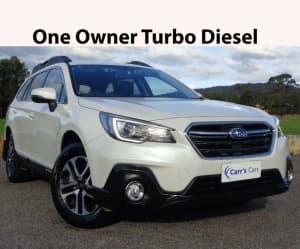2018 Subaru Outback B6A MY18 2.0D CVT AWD Pearl White 7 Speed Constant Variable Wagon