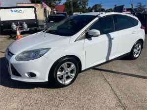 2014 Ford Focus LW MkII Trend PwrShift White 6 Speed Sports Automatic Dual Clutch Hatchback