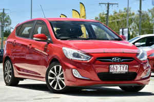 2013 Hyundai Accent RB3 SR Red 6 Speed Sports Automatic Hatchback