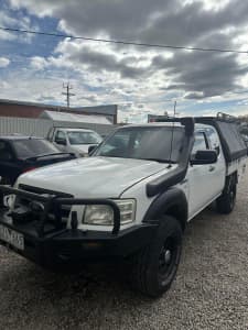 2007 Ford Ranger PJ XL (4x4) White 5 Speed Manual Super Cab Chassis