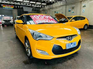 2013 Hyundai Veloster FS2   Coupe Yellow 6 Speed Manual Hatchback Mordialloc Kingston Area Preview