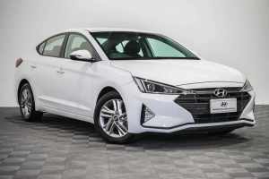 2019 Hyundai Elantra AD.2 MY19 Active White 6 Speed Sports Automatic Sedan