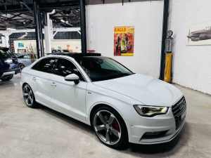 2014 Audi A3 8V MY15 Ambition S Tronic White 7 Speed Sports Automatic Dual Clutch Sedan
