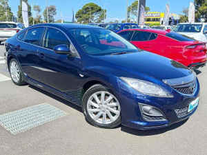 2012 Mazda 6 GH1052 MY12 Touring Blue 5 Speed Sports Automatic Hatchback
