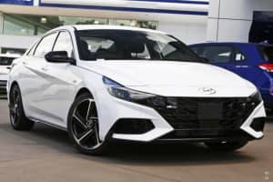 2022 Hyundai i30 CN7.V1 MY21 N Line D-CT Premium White 7 Speed Sports Automatic Dual Clutch Sedan Preston Darebin Area Preview