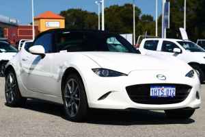 2022 Mazda MX-5 ND GT SKYACTIV-Drive White 6 Speed Sports Automatic Roadster