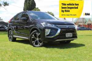2017 Mitsubishi Eclipse Cross YA MY18 Exceed 2WD Black 8 Speed Constant Variable Wagon