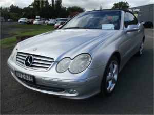 2005 Mercedes-Benz CLK500 A209 Avantgarde Silver 5 Speed Automatic Touchshift Cabriolet