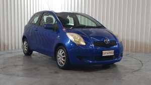 2007 Toyota Yaris NCP91R YRS Blue 4 Speed Automatic Hatchback