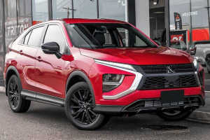 2023 Mitsubishi Eclipse Cross YB MY23 LS 2WD Black Edition Red 8 Speed Constant Variable Wagon