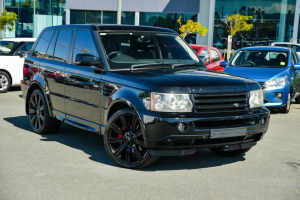 2007 Land Rover Range Rover Sport L320 07MY Super Charged Black 6 Speed Sports Automatic Wagon