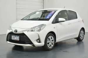 2019 Toyota Yaris NCP131R MY18 SX White 4 Speed Automatic Hatchback