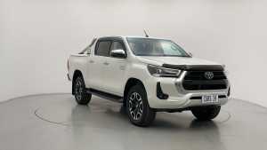 2020 Toyota Hilux GUN126R MY19 Upgrade SR5 (4x4) White 6 Speed Automatic Double Cab Pick Up