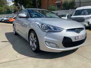 2011 Hyundai Veloster FS + Coupe Silver 6 Speed Manual Hatchback