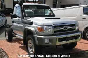 2010 Toyota Landcruiser VDJ79R 09 Upgrade GXL (4x4) Silver Pearl 5 Speed Manual Cab Chassis