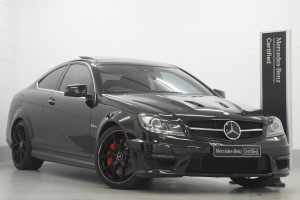2014 Mercedes-Benz C-Class C204 C63 AMG SPEEDSHIFT MCT Edition 507 Obsidian Black 7 Speed Chatswood Willoughby Area Preview