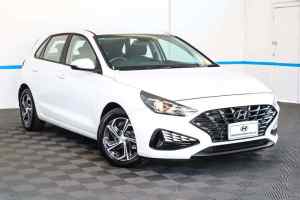 2022 Hyundai i30 PD.V4 MY23 White 6 Speed Sports Automatic Hatchback
