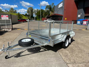 🔥 𝗛𝘂𝗴𝗲 𝗦𝗮𝘃𝗶𝗻𝗴 𝗡𝗢𝗪 🔥 8x5 Box Trailer With Spare Wheel Coopers Plains Brisbane South West Preview