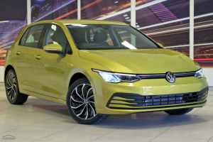 2023 Volkswagen Golf 8 MY23 110TSI Life Yellow 8 Speed Sports Automatic Hatchback Greenslopes Brisbane South West Preview