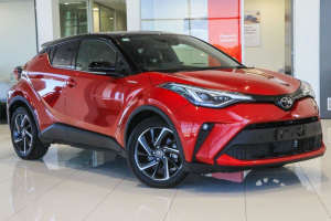 2022 Toyota C-HR NGX10R Koba S-CVT 2WD Feverish Red & Black Roof 7 Speed Constant Variable Wagon