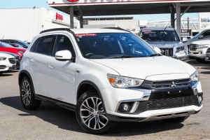 2018 Mitsubishi ASX XC MY18 LS (2WD) White Continuous Variable Wagon