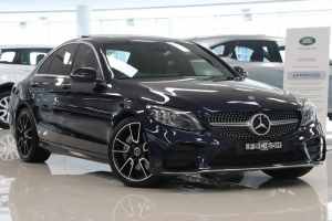 2019 Mercedes-Benz C-Class W205 809MY C300 9G-Tronic Blue 9 Speed Sports Automatic Sedan