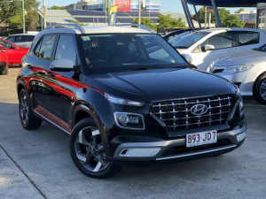 2021 Hyundai Venue QX.V3 MY21 Elite Black 6 Speed Automatic Wagon Chermside Brisbane North East Preview
