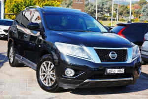 2016 Nissan Pathfinder R52 MY15 ST-L X-tronic 4WD Black 1 Speed Constant Variable Wagon