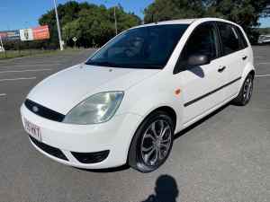 2005 Ford Fiesta WP LX White 4 Speed Automatic Hatchback Slacks Creek Logan Area Preview