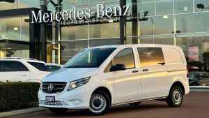 2023 Mercedes-Benz Vito 447 MY22 116CDI SWB 9G-TRONIC White 9 Speed Sports Automatic Van Bentley Canning Area Preview