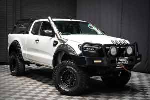 2014 Ford Ranger PX XL White 6 Speed Manual Cab Chassis