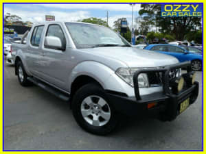 2012 Nissan Navara D40 MY12 ST (4x4) Silver, Chrome 5 Speed Automatic Dual Cab Pick-up Penrith Penrith Area Preview