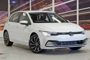 2023 Volkswagen Golf 8 MY23 110TSI Life White 8 Speed Sports Automatic Hatchback Greenslopes Brisbane South West Preview