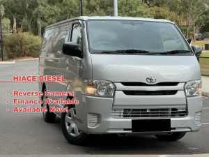 2014 Toyota HiAce KDH201R MY14 LWB Silver, Chrome 4 Speed Automatic Van