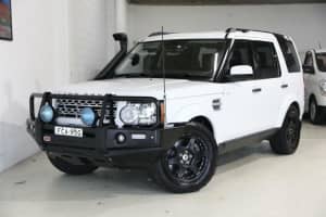 2013 Land Rover Discovery 4 Series 4 L319 MY13 SDV6 SE White 8 Speed Sports Automatic Wagon