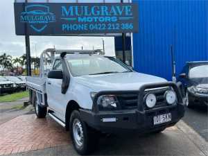 2012 Ford Ranger PX XL 3.2 (4x4) White 6 Speed Manual Cab Chassis