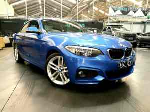 2015 BMW 2 Series F22 220i M Sport Blue 8 Speed Sports Automatic Coupe