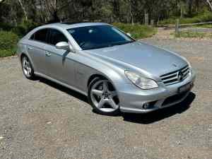 2006 Mercedes-Benz CLS-Class C219 MY07 CLS63 AMG Coupe Silver 7 Speed Sports Automatic Sedan