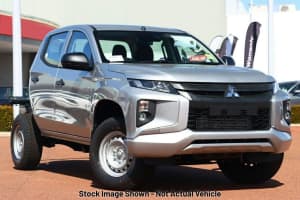 2023 Mitsubishi Triton MR MY23 GLX (4x4) Sterling Silver 6 Speed Automatic Double Cab Chassis