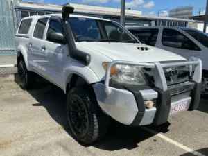 2007 Toyota Hilux KUN26R MY07 SR White 5 Speed Manual Cab Chassis