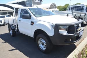 2017 Ford Ranger PX MkII MY17 XL 3.2 (4x4) Cool White 6 Speed Automatic Cab Chassis