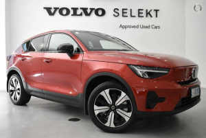 2022 Volvo C40 XK MY23 Recharge Red 1 Speed Automatic Wagon