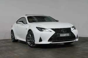 2019 Lexus RC350 GSC10R MY18 Facelift F Sport White 8 Speed Automatic Coupe