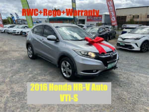 2016 Honda HR-V MY16 VTi-S Silver Continuous Variable Wagon Archerfield Brisbane South West Preview