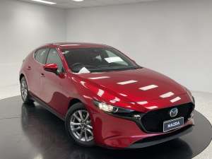 2020 Mazda 3 BP2H7A G20 SKYACTIV-Drive Pure Red 6 Speed Sports Automatic Hatchback Hamilton East Newcastle Area Preview