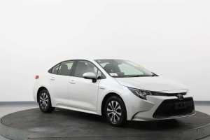 2021 Toyota Corolla ZWE211R Ascent Sport Hybrid White Continuous Variable Sedan