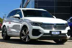 2022 Volkswagen Touareg CR MY22 210TDI Tiptronic 4MOTION R-Line White 8 Speed Sports Automatic Wagon Burswood Victoria Park Area Preview
