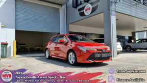2020 Toyota Corolla Mzea12R Ascent Sport + Navigation Red Continuous Variable Hatchback