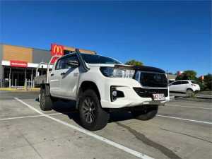 2019 Toyota Hilux GUN126R MY19 Upgrade SR (4x4) White 6 Speed Automatic Double Cab Chassis